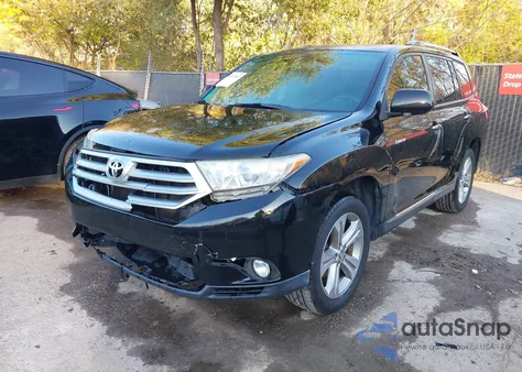 2012 Toyota Highlander Limited V6 from USA, damaged, VIN 5TDYK3EH3CS052589